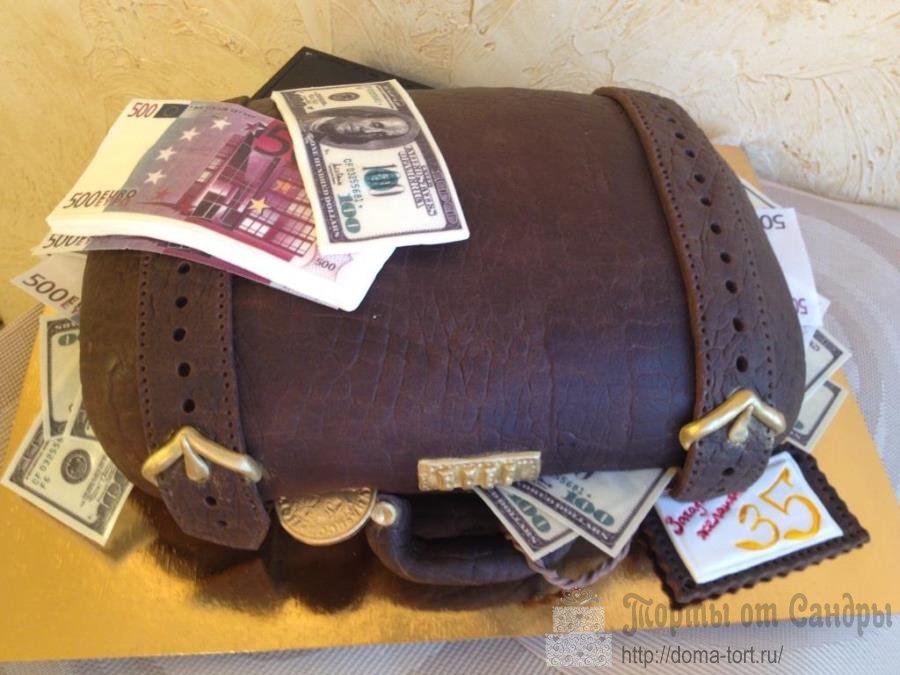 Торт - Чемодан с деньгами