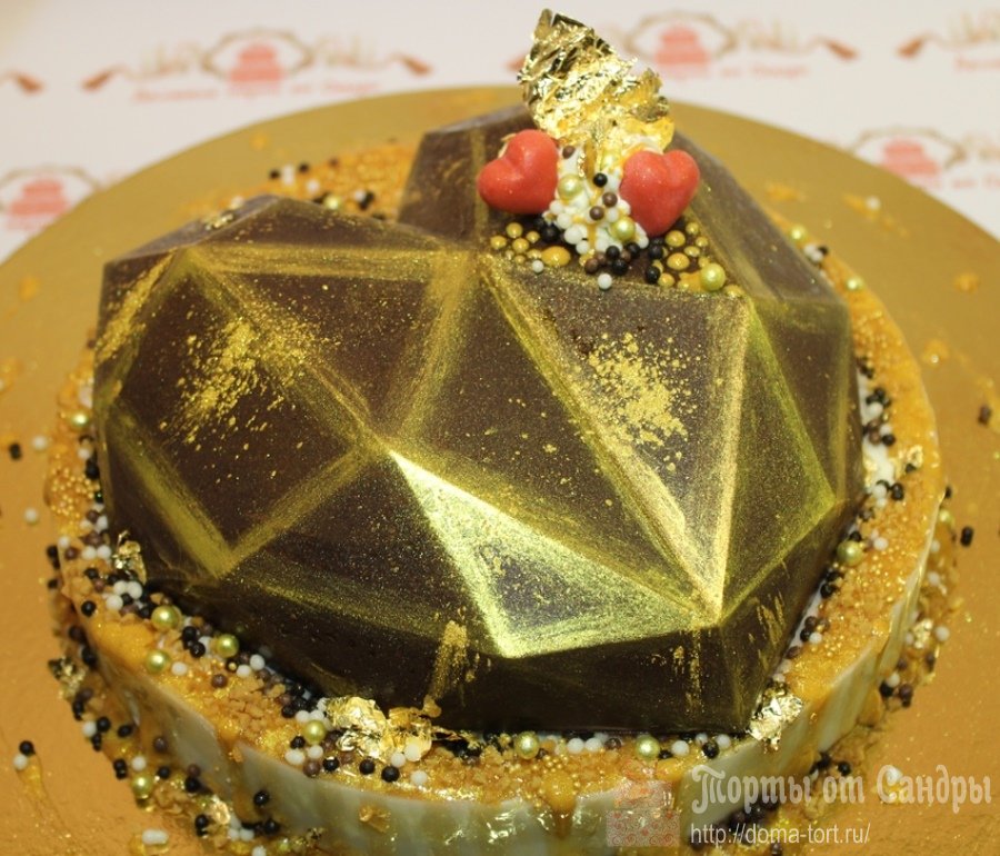 Муссовый торт - Шоколадное сердце