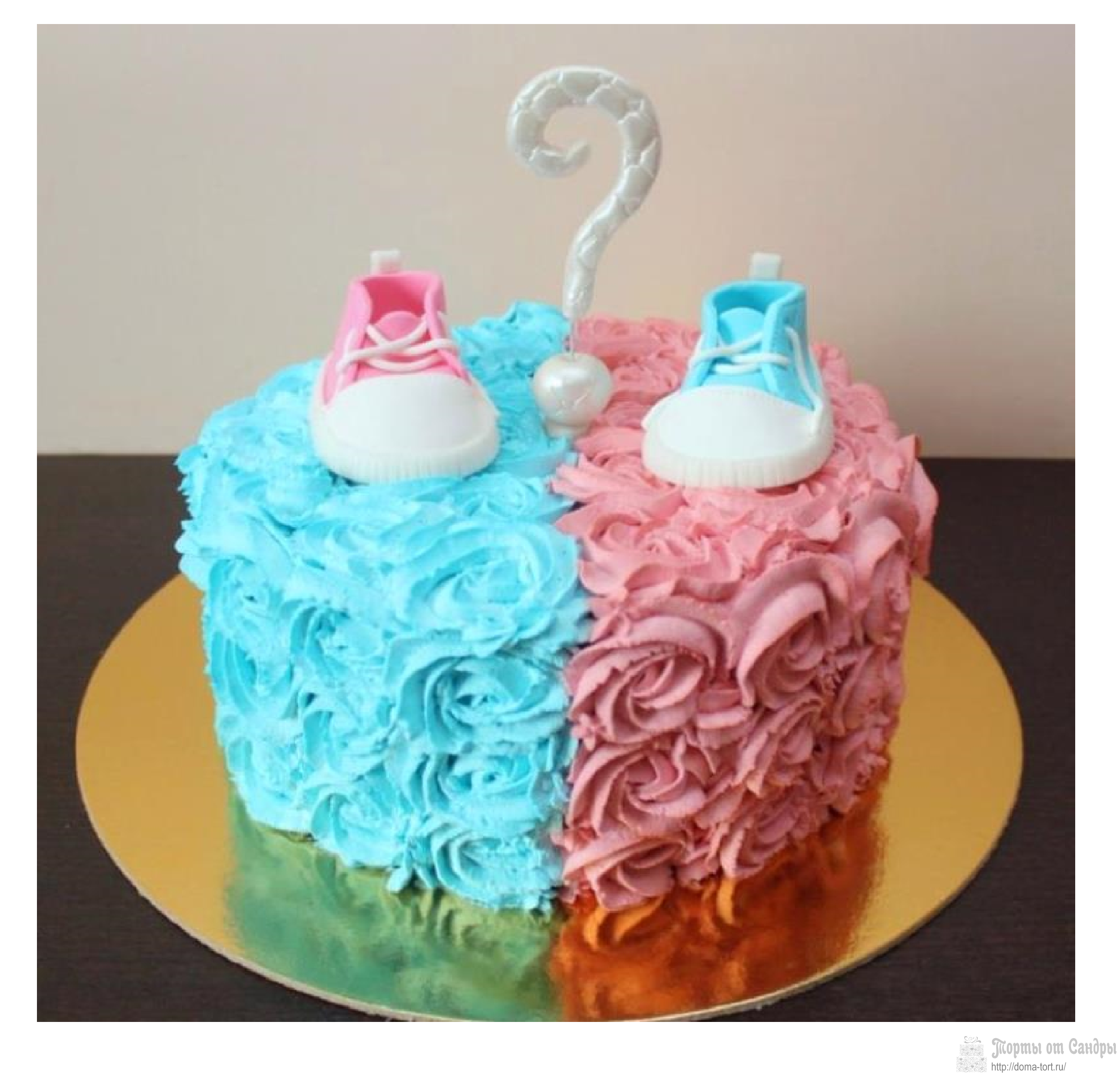 Торт - Девочка или Мальчик "Торт секрет", торт для близнецов, двойняшек